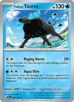 Paldean Tauros (Paldea Evolved #041)