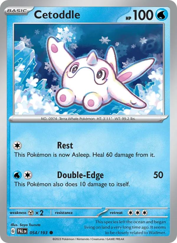 Cetoddle — Paldea Evolved #054 (Pokémon TCG card)