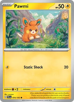 Pawmi (Paldea Evolved #074)