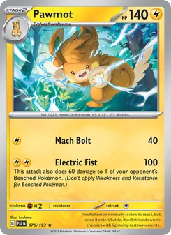 Pawmot (Paldea Evolved #076)