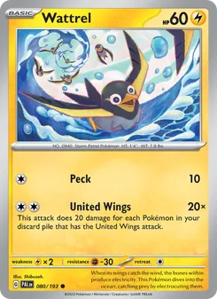 Wattrel (Paldea Evolved #080)