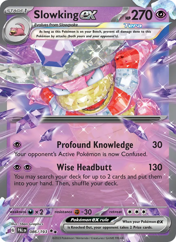 Slowking ex — Paldea Evolved #086 (Pokémon TCG card)
