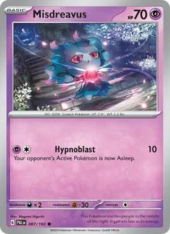 Misdreavus (Paldea Evolved #087)
