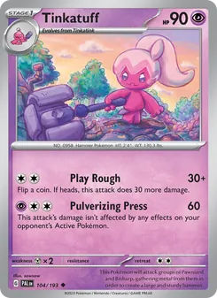 Tinkatuff (Paldea Evolved #104)