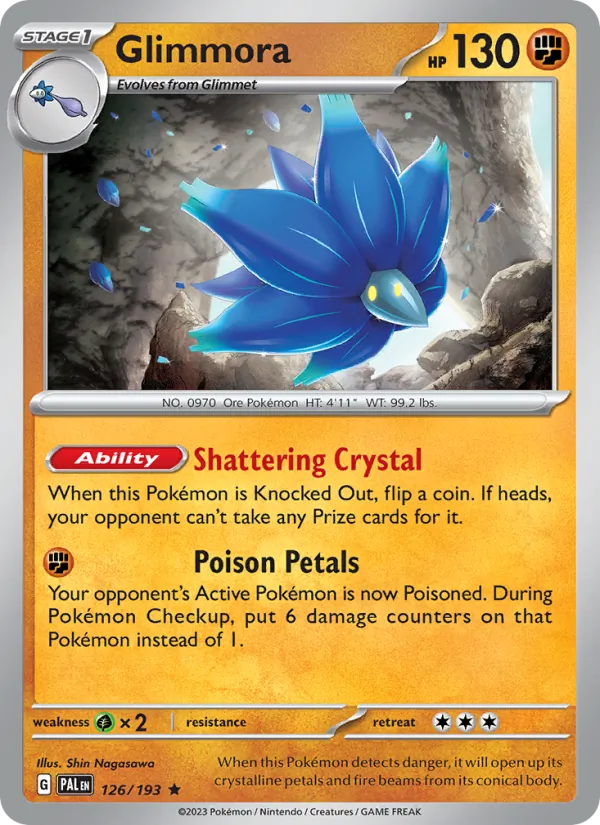 Glimmora — Paldea Evolved #126 (Pokémon TCG card)