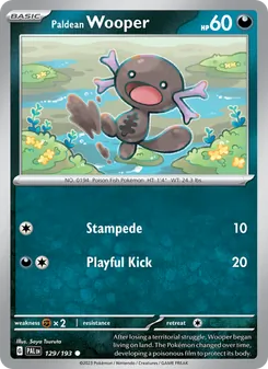 Paldean Wooper (Paldea Evolved #129)