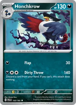 Honchkrow (Paldea Evolved #132)