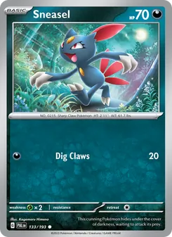 Sneasel (Paldea Evolved #133)