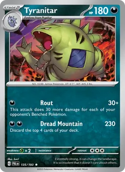 Tyranitar (Paldea Evolved #135)