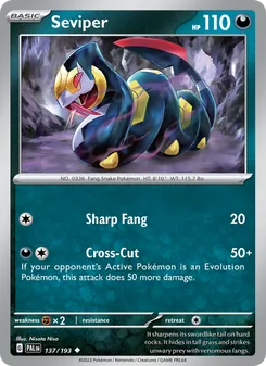 Seviper (Paldea Evolved #137)