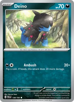 Deino (Paldea Evolved #138)