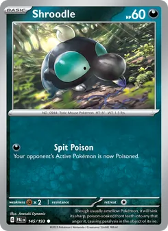 Shroodle (Paldea Evolved #145)