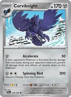 Corviknight (Paldea Evolved #148)