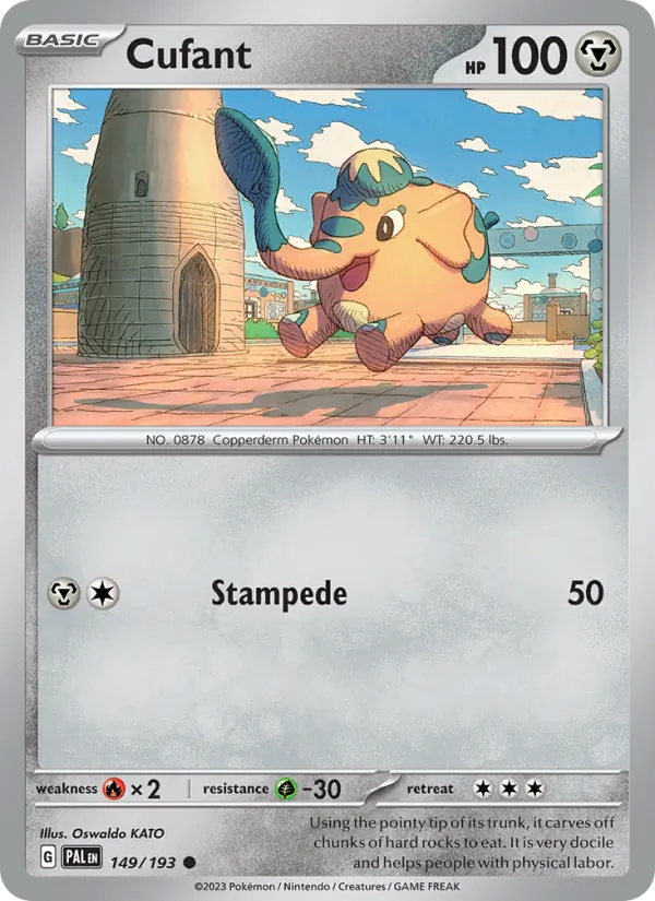 Cufant — Paldea Evolved #149 (Pokémon TCG card)