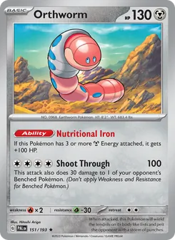 Orthworm (Paldea Evolved #151)