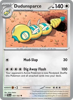 Dudunsparce (Paldea Evolved #157)