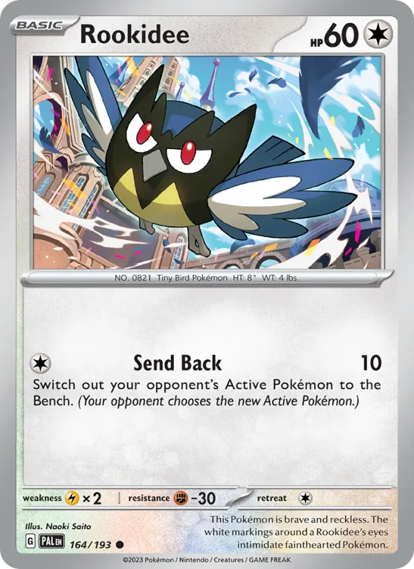 Rookidee — Paldea Evolved #164 (Pokémon TCG card)