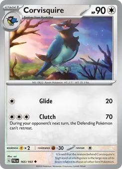 Corvisquire (Paldea Evolved #165)