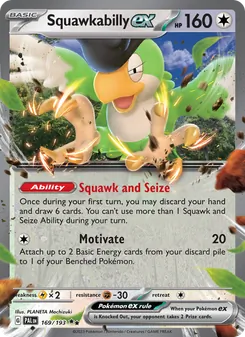 Squawkabilly ex (Paldea Evolved #169)