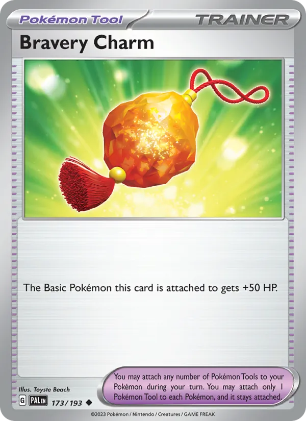 Bravery Charm — Paldea Evolved #173 (Pokémon TCG card)