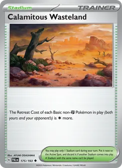 Calamitous Wasteland (Paldea Evolved #175)