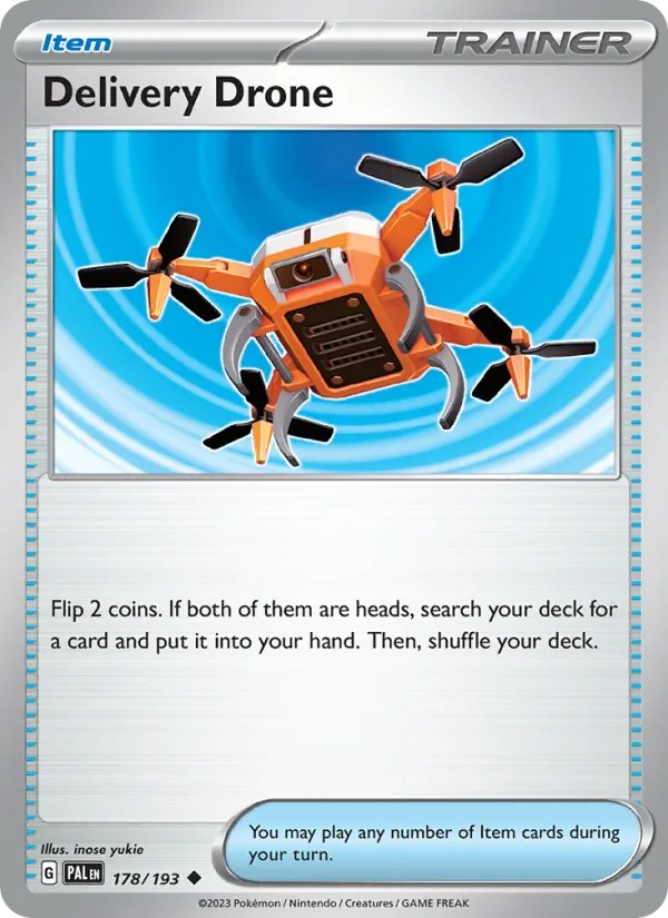 Delivery Drone — Paldea Evolved #178 (Pokémon TCG card)