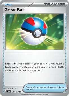 Great Ball (Paldea Evolved #183)