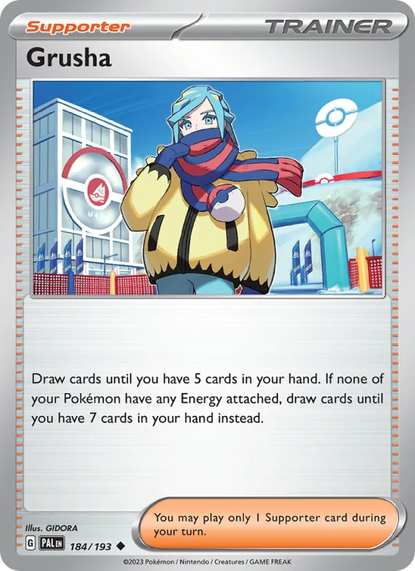 Grusha — Paldea Evolved #184 (Pokémon TCG card)