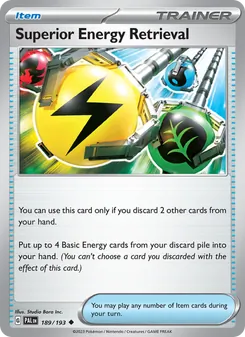 Superior Energy Retrieval (Paldea Evolved #189)