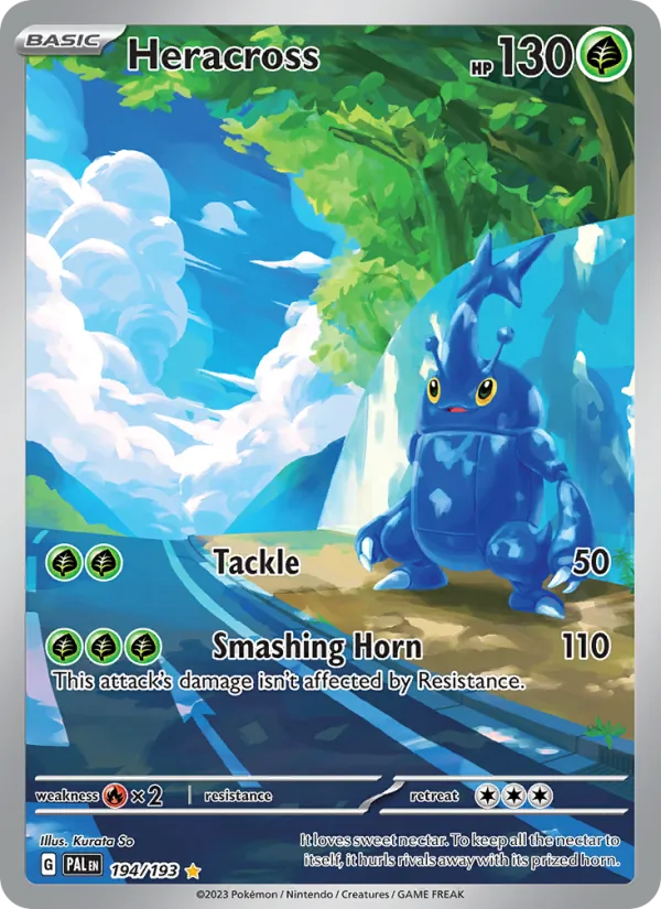 Heracross — Paldea Evolved #194 (Pokémon TCG card)