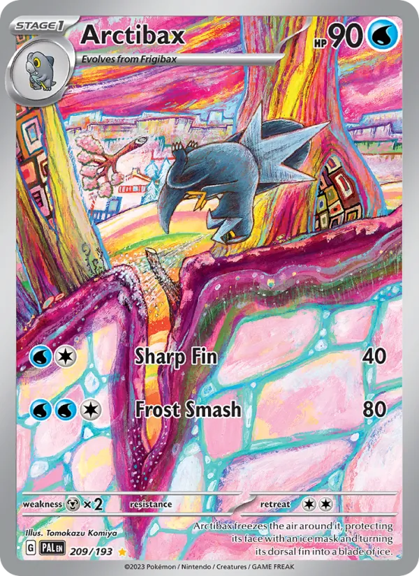 Arctibax — Paldea Evolved #209 (Pokémon TCG card)