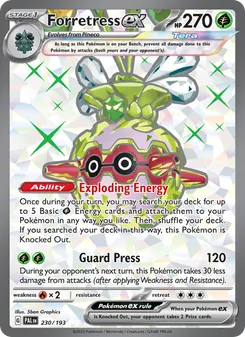Forretress ex (Paldea Evolved #230)