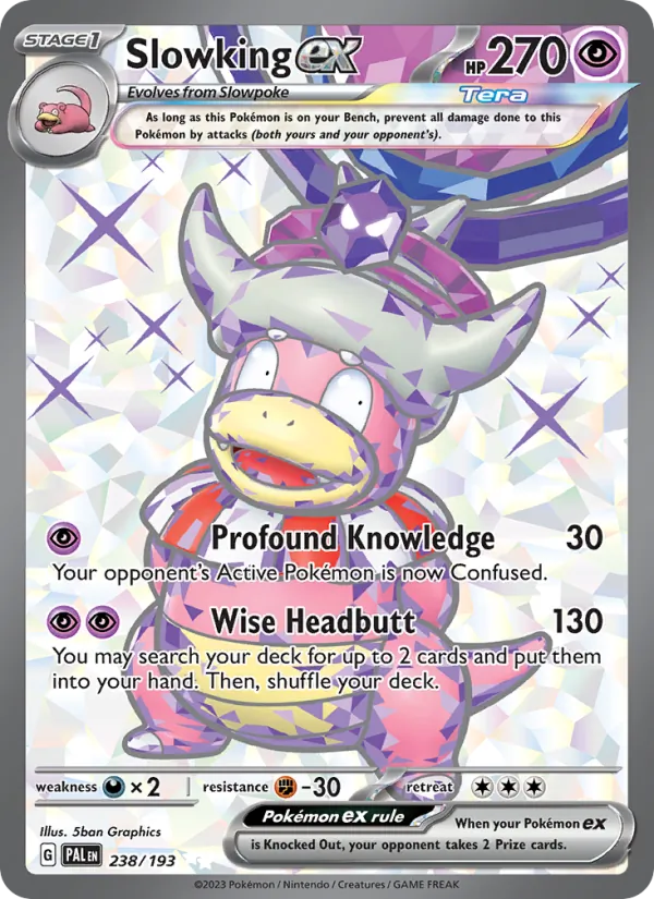 Slowking ex — Paldea Evolved #238 (Pokémon TCG card)