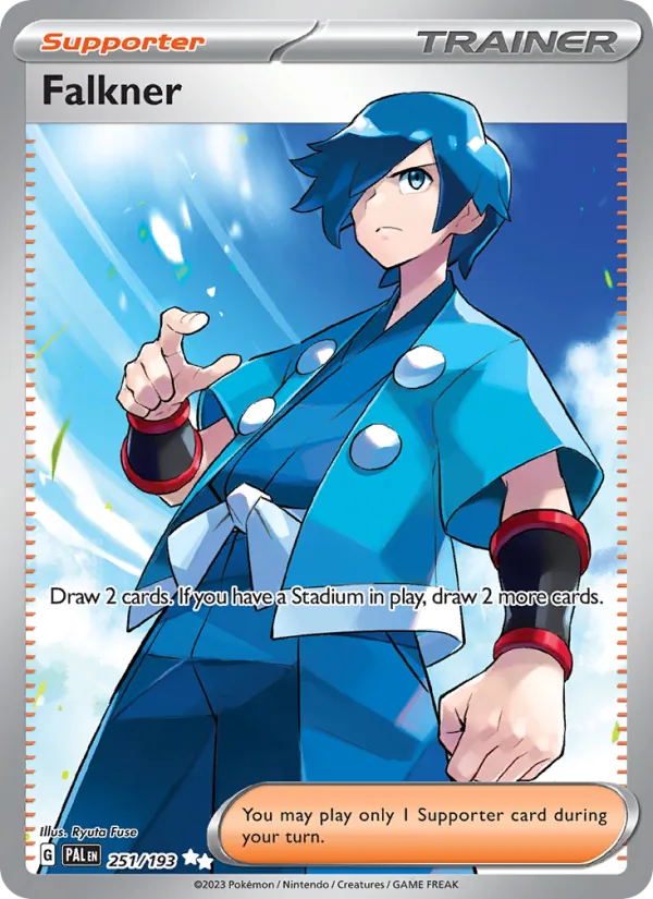 Falkner — Paldea Evolved #251 (Pokémon TCG card)