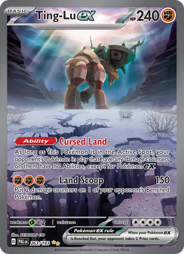 Ting-Lu ex — Paldea Evolved #263 (Pokémon TCG card)