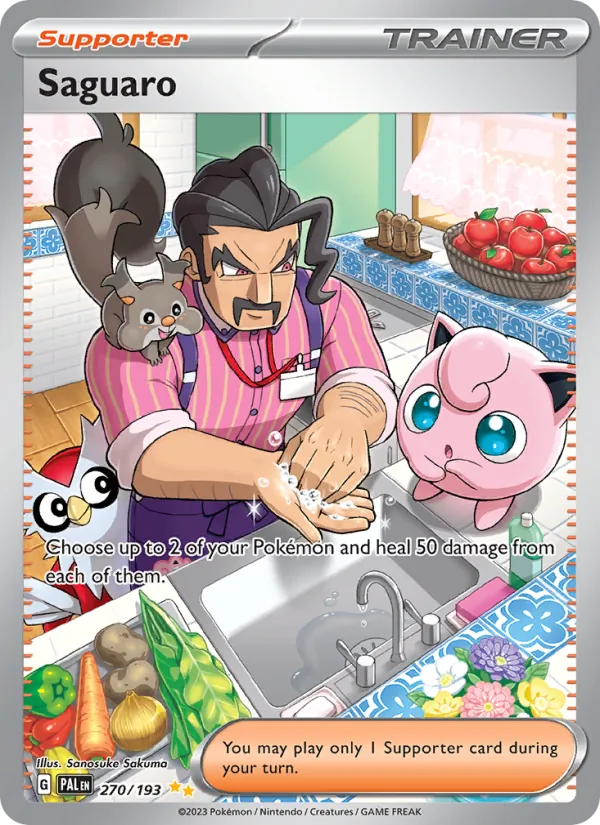 Saguaro — Paldea Evolved #270 (Pokémon TCG card)