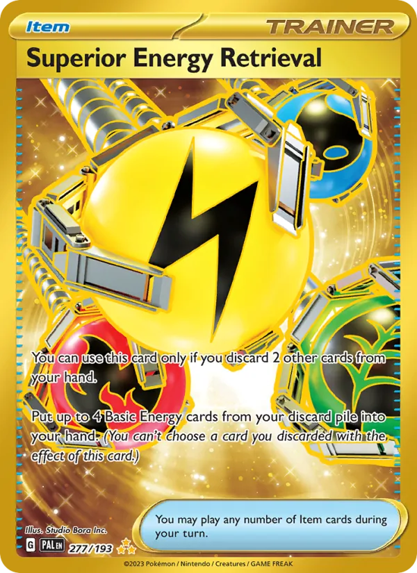 Superior Energy Retrieval — Paldea Evolved #277 (Pokémon TCG card)
