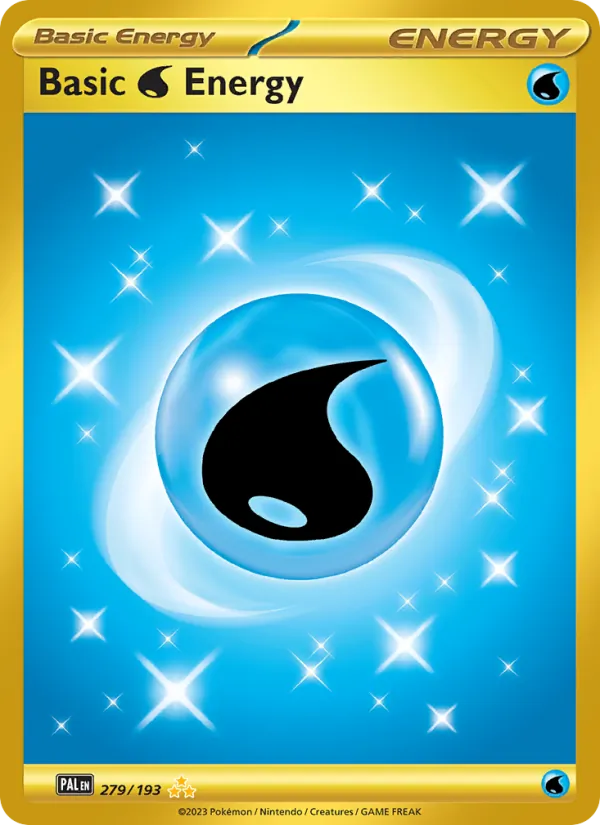 Basic Water Energy — Paldea Evolved #279 (Pokémon TCG card)