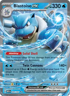 Blastoise ex (151 #009)