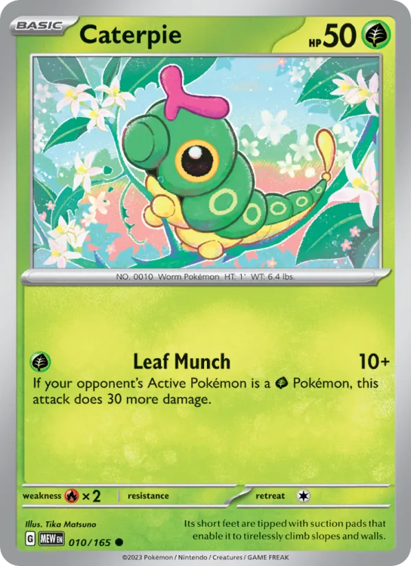 Caterpie — 151 #010 (Pokémon TCG card)