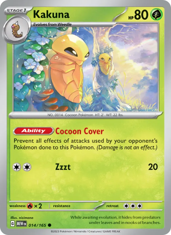 Kakuna — 151 #014 (Pokémon TCG card)