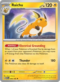 Raichu (151 #026)