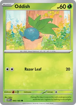 Oddish (151 #043)