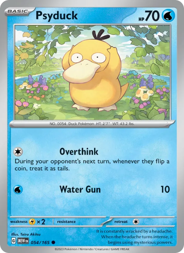 Psyduck — 151 #054 (Pokémon TCG card)