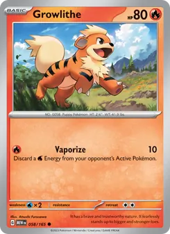 Growlithe (151 #058)