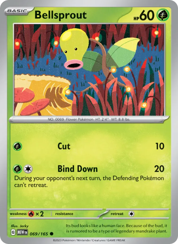 Bellsprout — 151 #069 (Pokémon TCG card)
