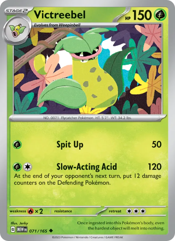 Victreebel — 151 #071 (Pokémon TCG card)
