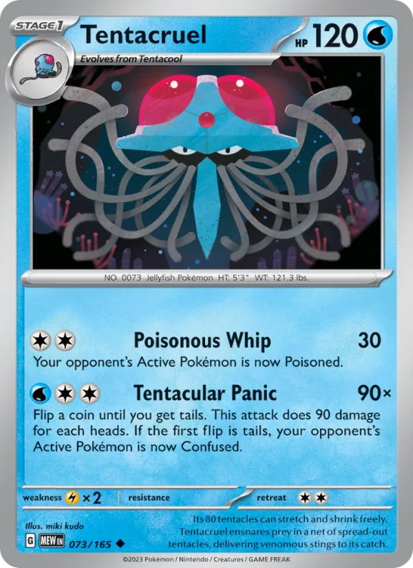 Tentacruel — 151 #073 (Pokémon TCG card)