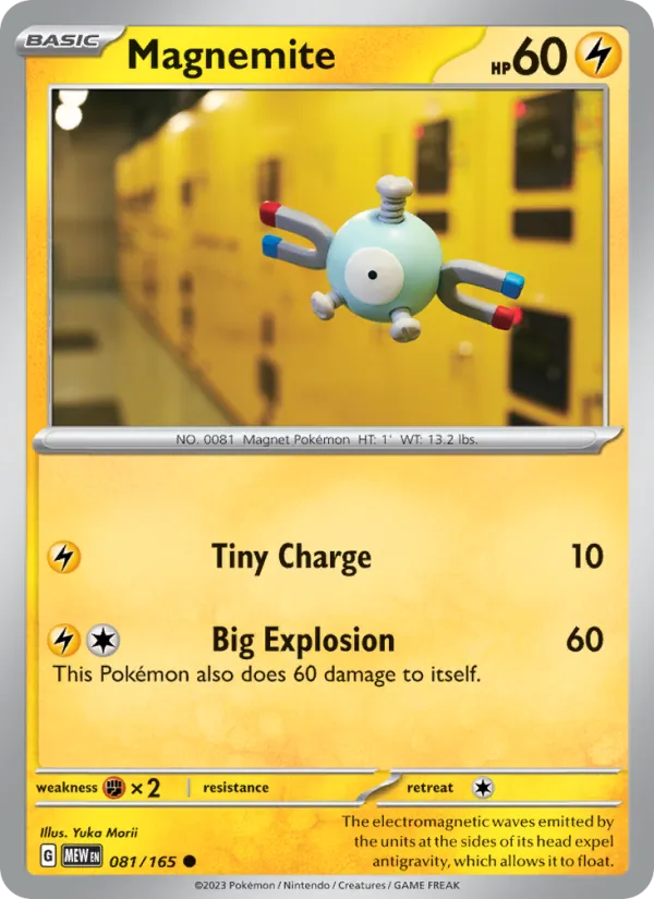 Magnemite — 151 #081 (Pokémon TCG card)