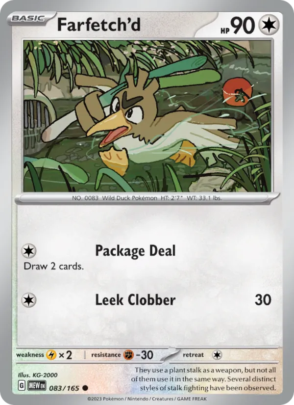 Farfetch'd — 151 #083 (Pokémon TCG card)